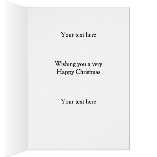 Grey Whippet 'Cheese Tax' Christmas greetings card (内側 (右))