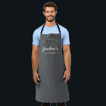 Grey White Best Chef ever Custom Your Kitchen エプロン<br><div class="desc">Get ready to bake up a storm with our White type Best Chef ever Custom Your Kitchen Grey Apron. This personalized apron is the perfect accessory for the sweet baker in your life. Customize it with your own name to make it truly unique. The apron comes in a contemporary grey...</div>