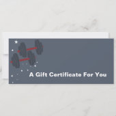 Grey White Corporate Wellness Gift Certificate (正面)