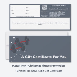 Grey White Corporate Wellness Gift Certificate