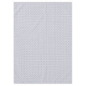 grey white polka dot and check pattern テーブルクロス (正面)