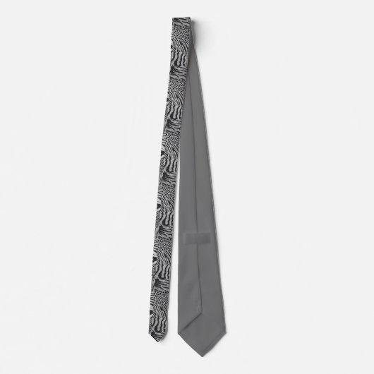 Grey Wild Aesthetics Neck Tie ネクタイ (裏面)