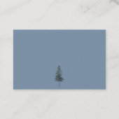 Grey Wilderness Baby Shower Diaper Raffle Insert ロイヤリティカード (裏面)