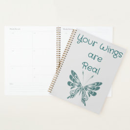 Grey Your Wings 実在 are (あなたの翼が灰色に) プランナー手帳
