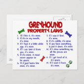 GREYHOUNDプロパティの法則2 ポストカード (正面/裏面)