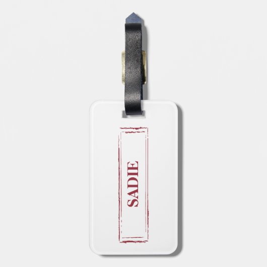 Greyhound イタリアン Christmasおもしろい Dog with Tree ラゲッジタグ (裏面縦)