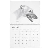 Greyhound 2021ドッグアートカレンダー カレンダー (3月 2027)