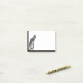 Greyhound (a222) post-it®ノート ポストイット (デスク上)