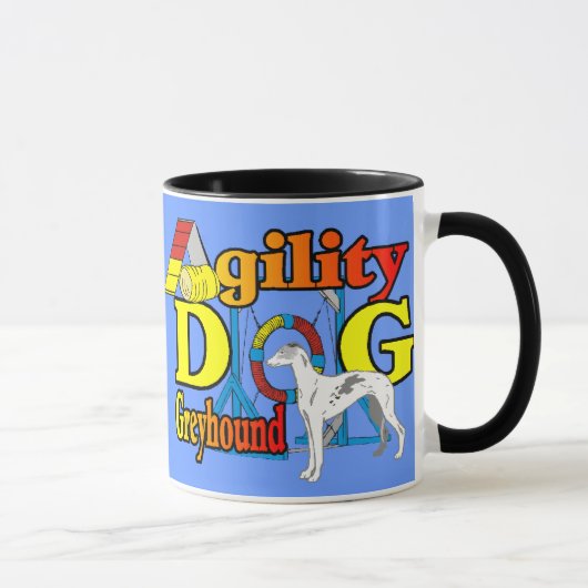 Greyhound_Agility マグカップ (右)