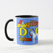 Greyhound_Agility マグカップ (左)
