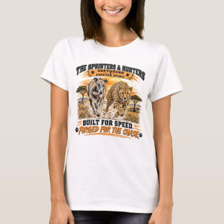 Greyhound and Cheetah Tシャツ