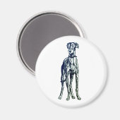 Greyhound Breed Magnet マグネット (正面/裏面)