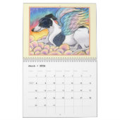 Greyhound Calendar -愛犬家用のWall Calendar カレンダー (3月 2026)