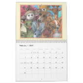 Greyhound Calendar -愛犬家用のWall Calendar カレンダー (2月 2027)