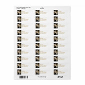 Greyhound Dogの宛名ラベル ラベル (フルシート)