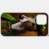 Greyhound Dog in St. Patrick's Day Dress Case-Mate iPhoneケース (裏面 (横))