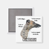 Greyhound FAQマグネット マグネット (正面/裏面)