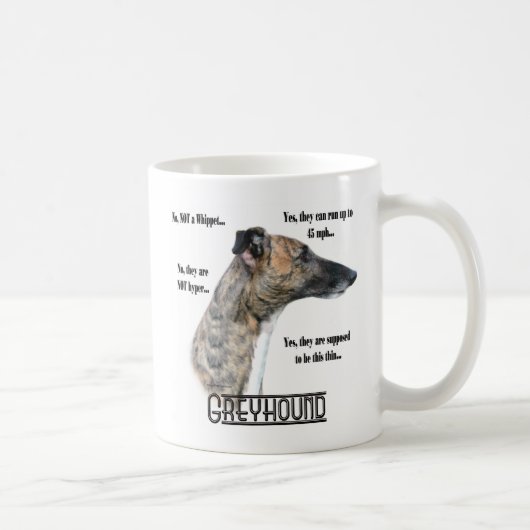 Greyhound FAQマグ コーヒーマグカップ (右)