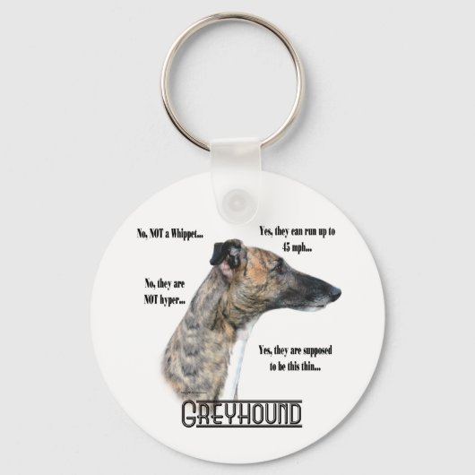 Greyhound FAQ Keychain キーホルダー (正面)