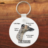 Greyhound FAQ Keychain キーホルダー (正面)