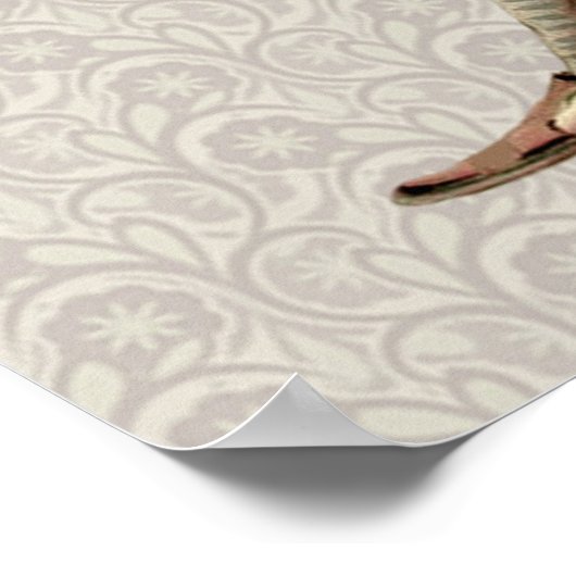 Greyhound Fencer in Cream Full ポスター (角)