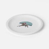 Greyhound Festive Sprint ペーパープレート (アングル)