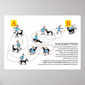 Greyhound Glossary Navigreytion ポスター