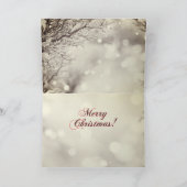Greyhound Merry Christmas Greeting Card カード (内部)