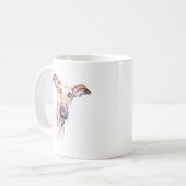 Greyhound Mug –  Dog Mom Coffee Mug コーヒーマグカップ (正面左)
