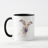 Greyhound Mug –  Dog Mom Coffee Mug マグカップ (左)