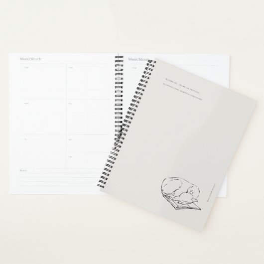 Greyhound- Naturalist Menagerie Archive プランナー手帳 (ディスプレー)