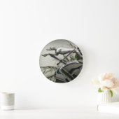 Greyhound Radiator Cap ラウンド壁時計 (ホーム)