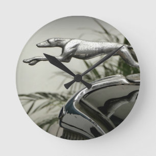 Greyhound Radiator Cap ラウンド壁時計