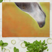 Greyhound teatowel (A96) キッチンタオル (折り畳み)