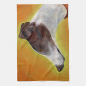 Greyhound teatowel (A96) キッチンタオル (縦)