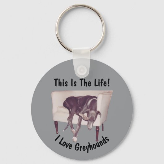Greyhound This Is The Life  キーホルダー (正面)