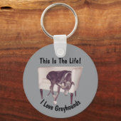 Greyhound This Is The Life  キーホルダー (裏面)