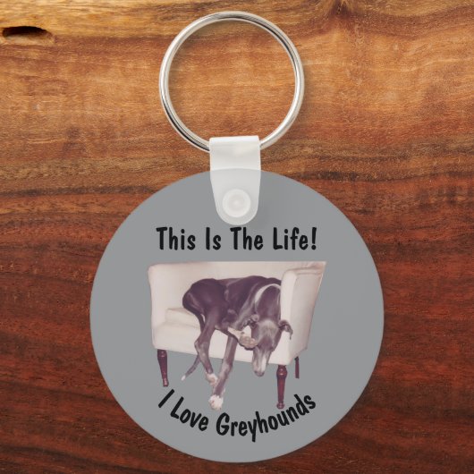 Greyhound This Is The Life  キーホルダー (裏面)