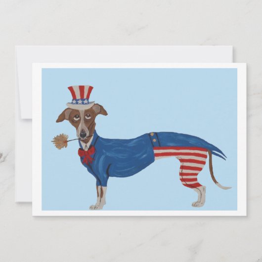 Greyhound Uncle Sam 招待状 (正面)