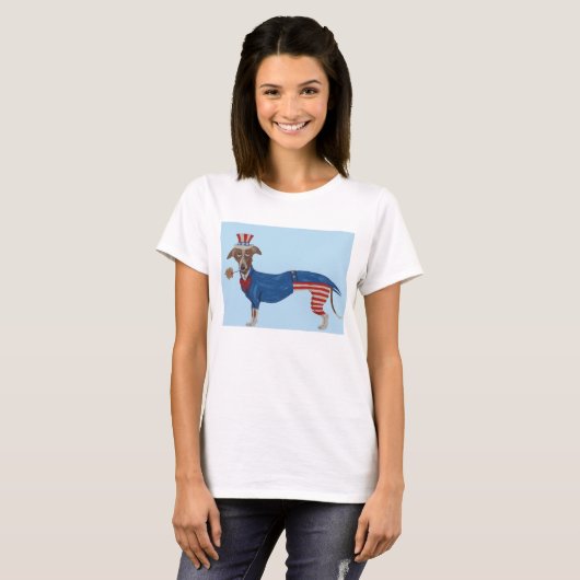 Greyhound Uncle Sam Tシャツ (正面フル)