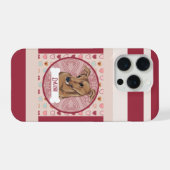 Greyhound Valentine Heart iPhone 11 Pro Case  iPhoneケース (裏面横)