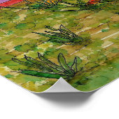 Greyhoundsイタリアン Poster 19" x 13" （カスタマイズ可能） ポスター (角)