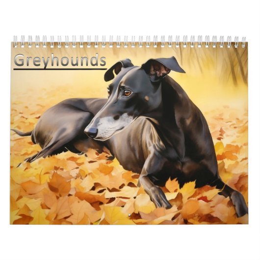 Greyhoundsカレンダー、任意の年 カレンダー (カバー)