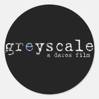 Greyscaleタイトルシール ラウンドシール