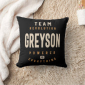 Greysonパーソナライズされた名 – おもしろい Greyson クッション (ブランケット)