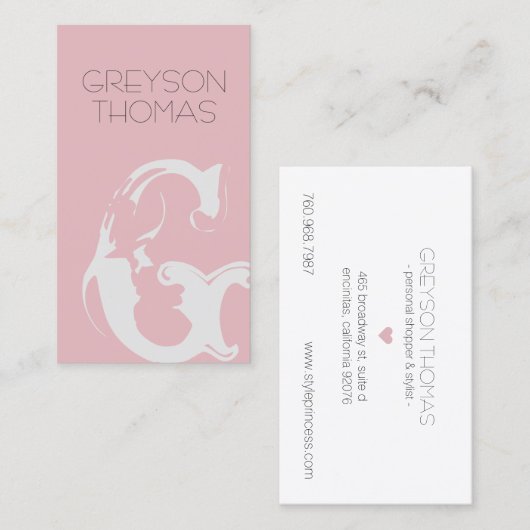 Greyson 名刺 (正面/裏面)