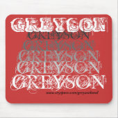 GREYSON、GREYSON、GREYSON マウスパッド (正面)