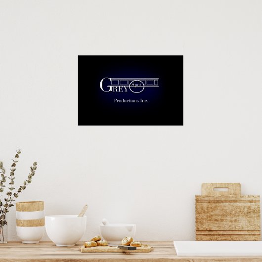 GreySpotロゴ ポスター (キッチン)