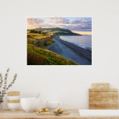 Greystones Beach Poster | Ireland Coastal Poster ポスター (キッチン)