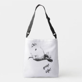 Greytの生命グレイハウンドの十字の遺体袋 クロスボディバッグ (裏面)